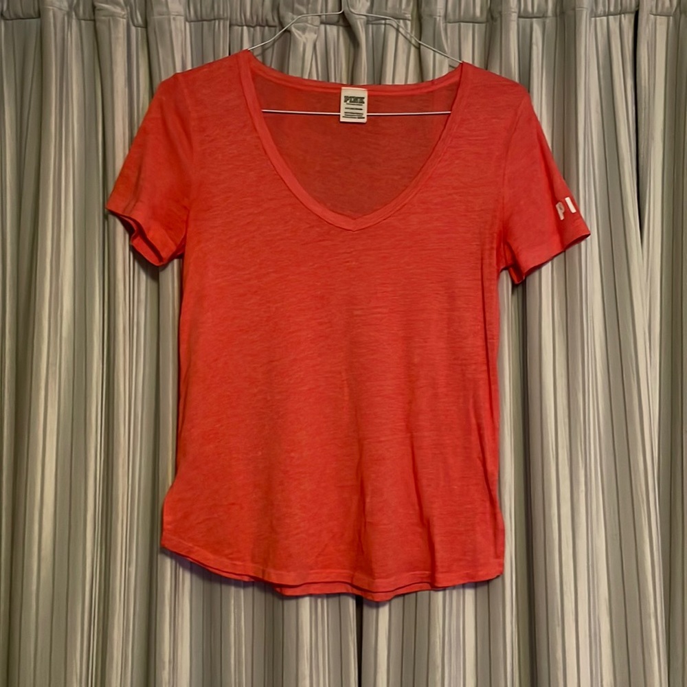 Pink Victoria’s Secret v neck shirt